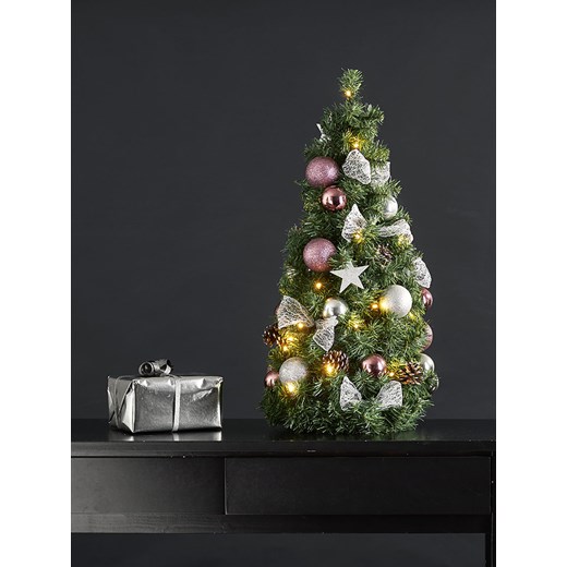 STAR Trading Choinka LED "Noel" ze wzorem - wys. 65 x Ø 34 cm Star Trading onesize wyprzedaż Limango Polska