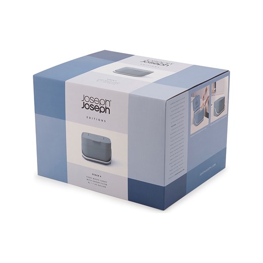 JosephJoseph Kosz &quot;Stack&quot; w kolorze czarnym na bioodpady - 4l Josephjoseph onesize okazyjna cena Limango Polska