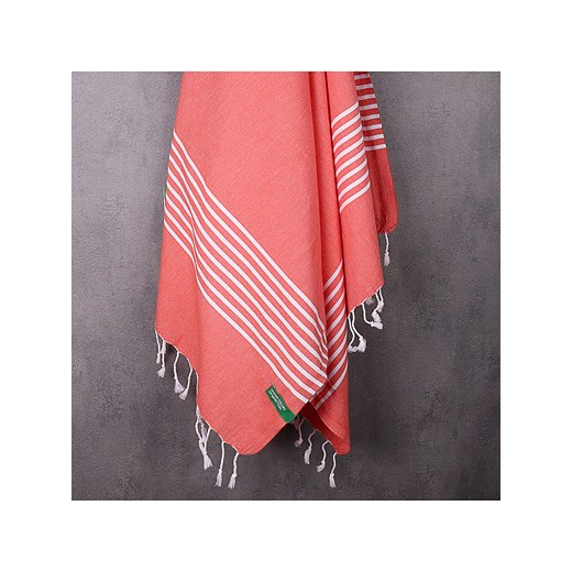Benetton Fouta w kolorze czerwonym ze sklepu Limango Polska w kategorii Ręczniki - zdjęcie 173902025