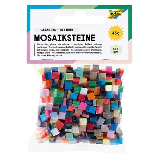 Folia Zestaw kamyczków mozaikowych w różnych kolorach do rękodzieła Folia onesize Limango Polska okazja