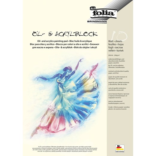 folia PAPER Papier (10 szt.) w kolorze białym do akwareli - 30 x 21 cm ze sklepu Limango Polska w kategorii Akcesoria biurowe - zdjęcie 173902228