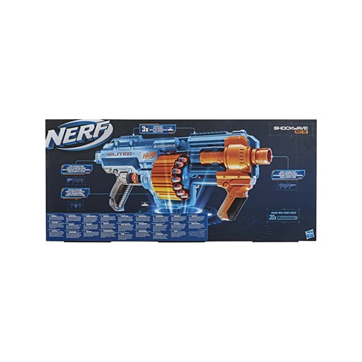 Hasbro Pistolet Nerf "Elite 2.0 Shockwave RD-15" - 8+ Hasbro onesize wyprzedaż Limango Polska