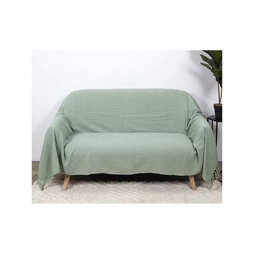 THE HOME DECO FACTORY Pled w kolorze zielonym - 250 x 170 cm ze sklepu Limango Polska w kategorii Narzuty i kapy - zdjęcie 173902486