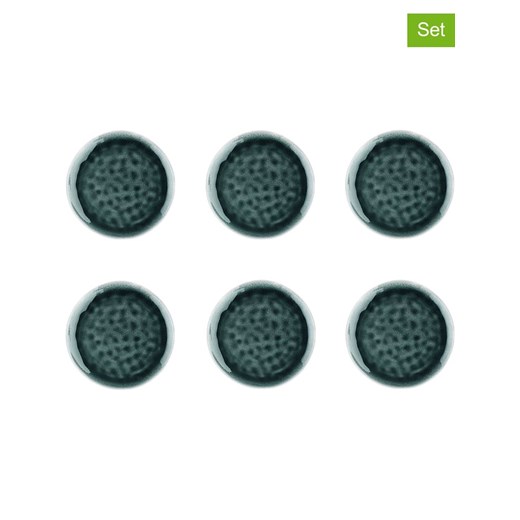 Björn Talerzyki deserowe (6 szt.) &quot;Moon&quot; w kolorze morskim - Ø 21 cm Björn onesize wyprzedaż Limango Polska