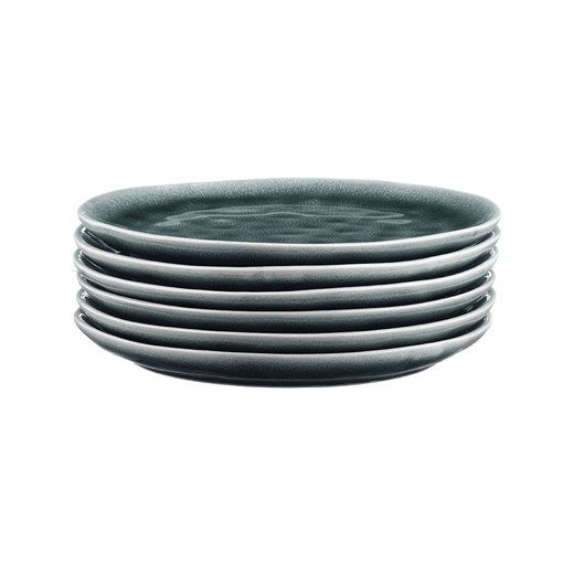 Björn Talerzyki deserowe (6 szt.) &quot;Moon&quot; w kolorze morskim - Ø 21 cm Björn onesize okazja Limango Polska