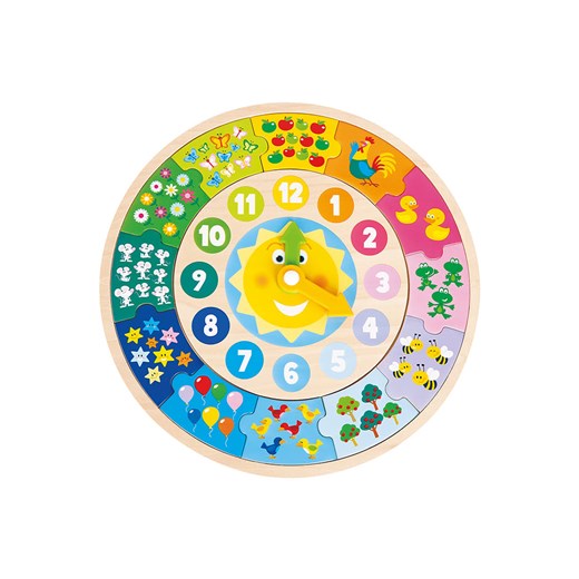 New Classic Toys Puzzle-zegar - 2+ ze sklepu Limango Polska w kategorii Zabawki - zdjęcie 173903418