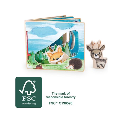 small foot Książka z akcesoriami - 12 m+ Small Foot onesize promocyjna cena Limango Polska