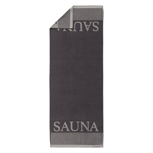 Schiesser Ręcznik w kolorze szarym do sauny Schiesser 75x200 cm okazyjna cena Limango Polska