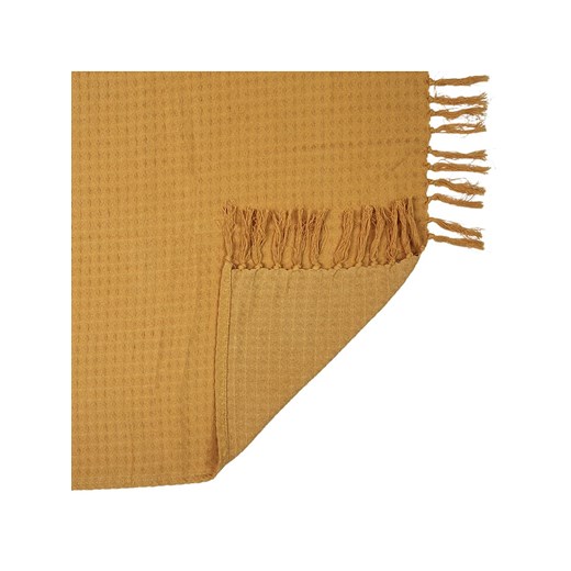 THE HOME DECO FACTORY Pled w kolorze musztardowym - 160 x 130 cm The Home Deco Factory onesize wyprzedaż Limango Polska