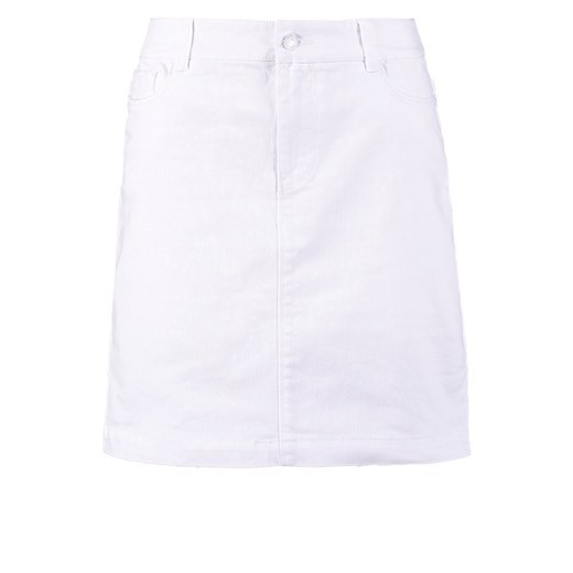 More & More RUBY Spódnica jeansowa white zalando  abstrakcyjne wzory