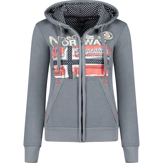 Geographical Norway Bluza &quot;Farlotte&quot; w kolorze szarym Geographical Norway XL okazja Limango Polska