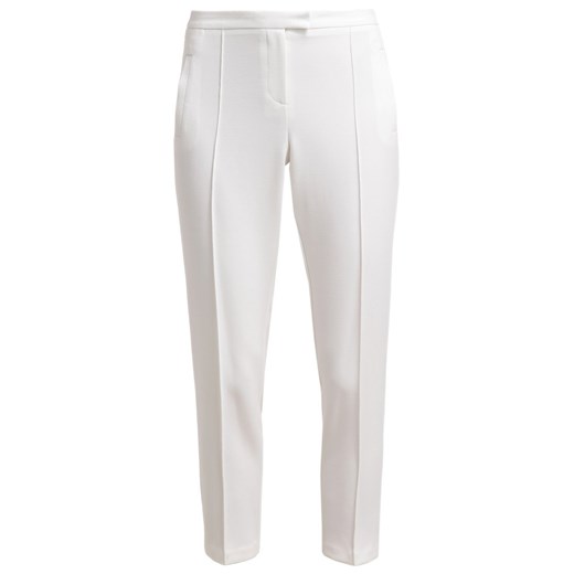 New Look SLIM FIT Spodnie materiałowe white zalando  abstrakcyjne wzory