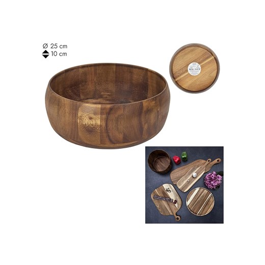 Garden Spirit Salaterka w kolorze brązowym - Ø 25 cm ze sklepu Limango Polska w kategorii Misy i tace dekoracyjne - zdjęcie 173905626