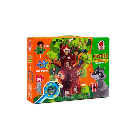 Roter Käfer Gra edukacyjna ''Puzzle-detective Forest story" - 3+ Roter Käfer onesize promocyjna cena Limango Polska