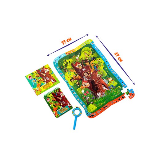 Roter Käfer Gra edukacyjna ''Puzzle-detective Forest story" - 3+ Roter Käfer onesize promocja Limango Polska