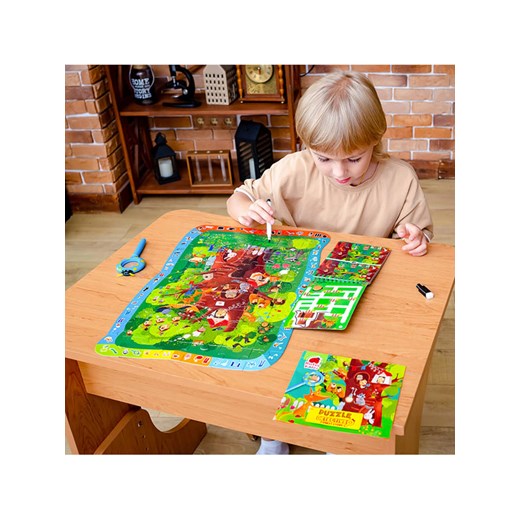 Roter Käfer Gra edukacyjna ''Puzzle-detective Forest story" - 3+ Roter Käfer onesize okazja Limango Polska