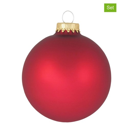 Krebs Glas Lauscha Bombki (4 szt.) w kolorze złotym - Ø 8 cm ze sklepu Limango Polska w kategorii Dekoracje bożonarodzeniowe - zdjęcie 173905847