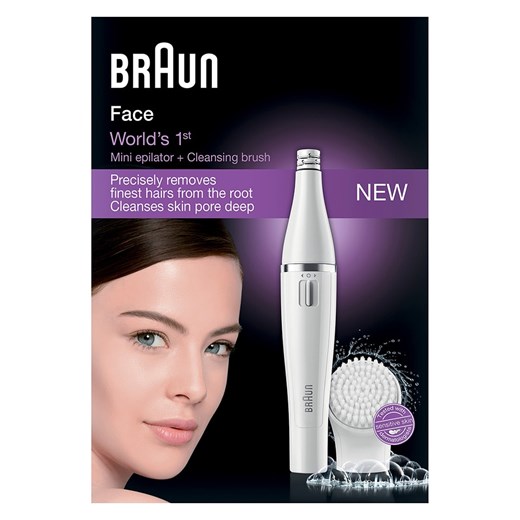 Braun Depilator &quot;Face 810&quot; w kolorze białym do twarzy ze sklepu Limango Polska w kategorii Depilacja - zdjęcie 173908917