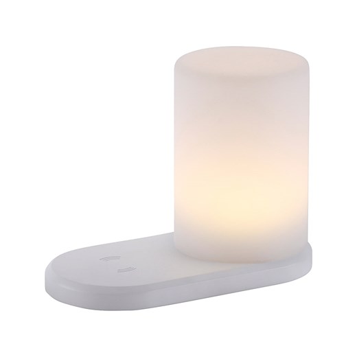 LeuchtenDirekt Lampa stołowa LED &quot;Keno&quot; w kolorze białym - wys. 16 cm ze sklepu Limango Polska w kategorii Oświetlenie - zdjęcie 173909029