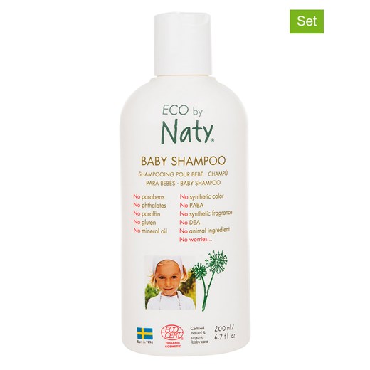 Naty Szampony (2 szt.) - 2 x 200 ml ze sklepu Limango Polska w kategorii Pielęgnacja dziecka - zdjęcie 173910696