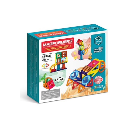 MAGFORMERS 48-częściowy zestaw magnetyczny &quot;My Farm Land&quot; - 3+ ze sklepu Limango Polska w kategorii Zabawki - zdjęcie 173911086