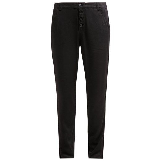 Vero Moda LILLY TINTO Spodnie materiałowe black zalando  bez wzorów/nadruków