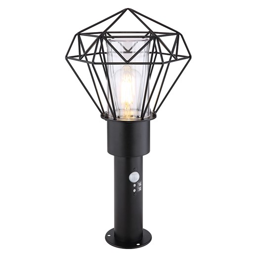 Globo lighting Lampa zewnętrzna LED w kolorze czarnym  - 22,5 x 25,5 x 50 cm ze sklepu Limango Polska w kategorii Oświetlenie ogrodowe - zdjęcie 173911497