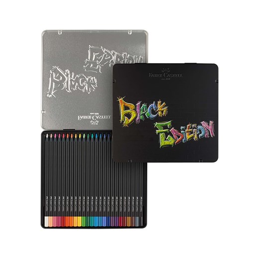 Faber-Castell Kredki (24 szt.) &quot;Black Edition&quot; ze sklepu Limango Polska w kategorii Akcesoria biurowe - zdjęcie 173911805