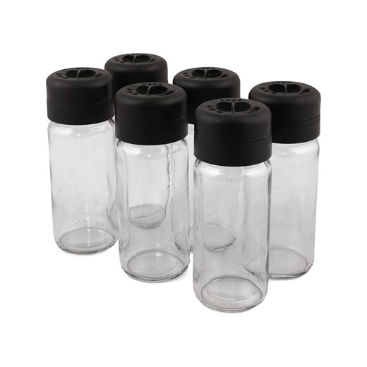 Violeta Home Pojemniki (6 szt.) w kolorze czarnym - 245 ml Violeta Home onesize wyprzedaż Limango Polska