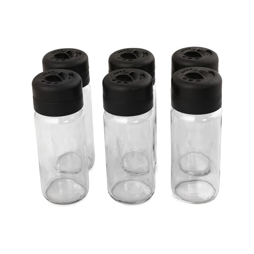 Violeta Home Pojemniki (6 szt.) w kolorze czarnym - 245 ml Violeta Home onesize okazyjna cena Limango Polska