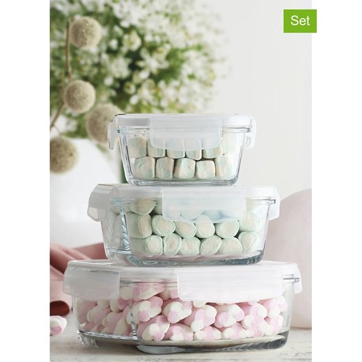 Violeta Home Pojemniki (3 szt.) w kolorze białym ze sklepu Limango Polska w kategorii Pojemniki kuchenne - zdjęcie 173911848