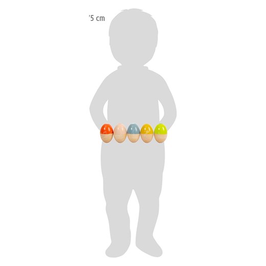small foot Jajka muzyczne (5 szt.) - 6 m+ Small Foot onesize okazyjna cena Limango Polska