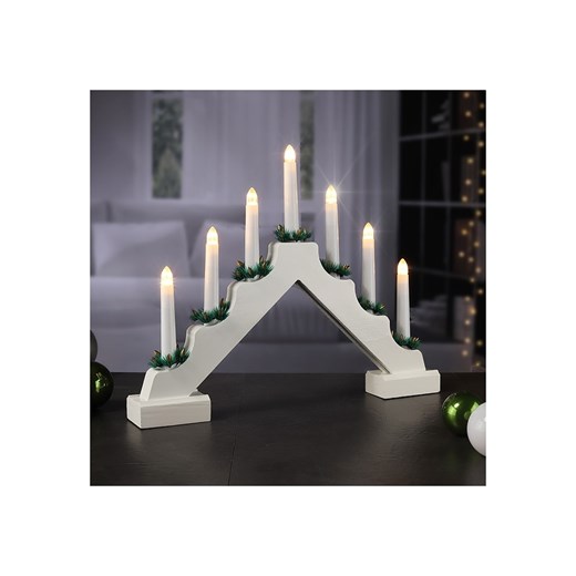 Profiline Dekoracyjna lampa LED w kolorze białym - 42,5 x 32 x 4,5 cm Profiline onesize Limango Polska promocyjna cena