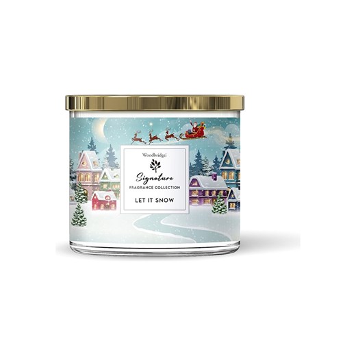 Woodbridge Świeca zapachowa &quot;Let it Snow&quot; - 410 g ze sklepu Limango Polska w kategorii Świece i dyfuzory - zdjęcie 173913118