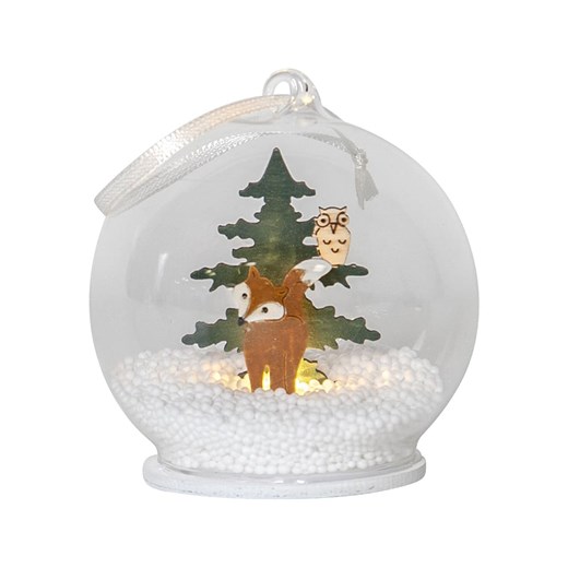 STAR Trading Dekoracja LED &quot;Forest Friends&quot; w kolorze zielonym - szer. 8 x wys. 9 cm ze sklepu Limango Polska w kategorii Oświetlenie led - zdjęcie 173913466
