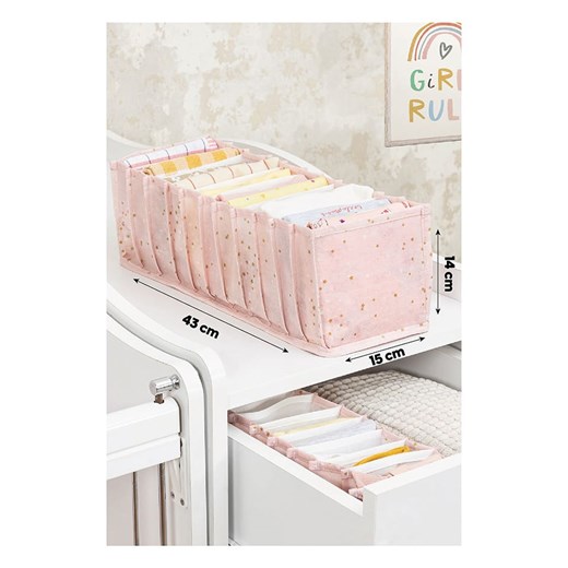 Scandinavia Concept Kosz &quot;KALS-04096&quot; w kolorze jasnoróżowym - 43 x 14 Scandinavia Concept onesize okazyjna cena Limango Polska