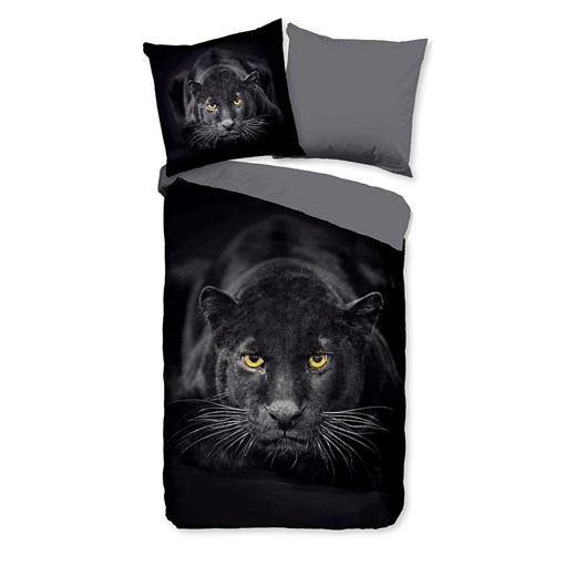 Pure Komplet pościeli &quot;Black Panter&quot; w kolorze czarnym z mikrofibry ze sklepu Limango Polska w kategorii Pościele - zdjęcie 173915469