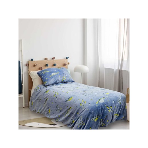 The Home Deco Kids Komplet pościeli renforcé w kolorze niebieskim - 200 x 140 cm ze sklepu Limango Polska w kategorii Pościel dziecięca - zdjęcie 173915739