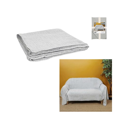 THE HOME DECO FACTORY Koc w kolorze szarym - 250 x 170 cm ze sklepu Limango Polska w kategorii Tekstylia - zdjęcie 173915907