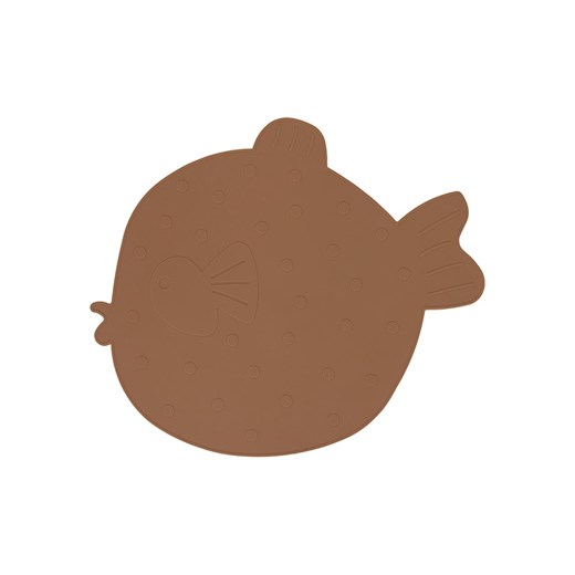 OYOY mini Podkładka stołowa &quot;Little Finn&quot; w kolorze jasnobrązowym - 47,5 x 40,3 cm ze sklepu Limango Polska w kategorii Podkładki na stół - zdjęcie 173916178