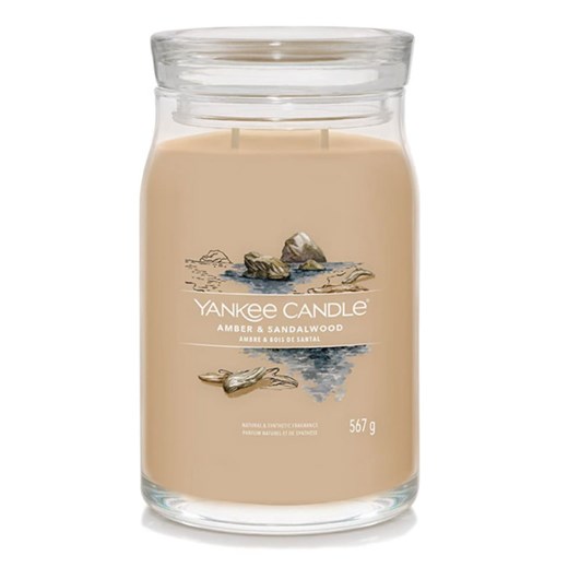Yankee Candle Świeca zapachowa &quot;Amber &amp; Sandalwood&quot; - 567 g ze sklepu Limango Polska w kategorii Świece i dyfuzory - zdjęcie 173918486
