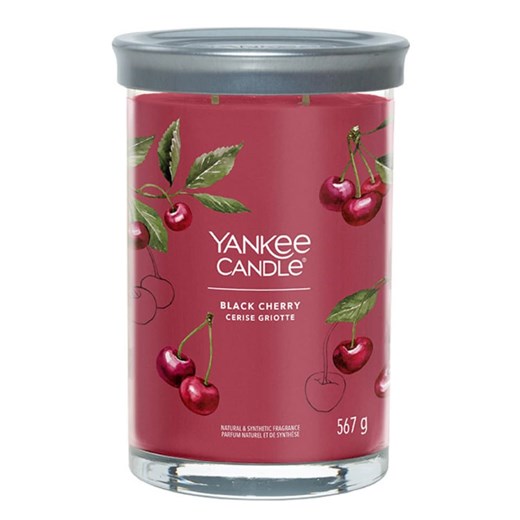 Yankee Candle Świeca zapachowa &quot;Black Cherry&quot; - 567 g ze sklepu Limango Polska w kategorii Świece i dyfuzory - zdjęcie 173918516