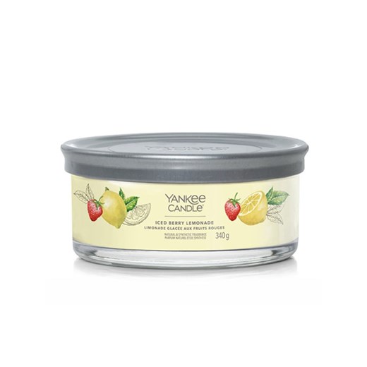Yankee Candle Świeca zapachowa &quot;Iced Berry Lemonade&quot; - 340 g ze sklepu Limango Polska w kategorii Świece i dyfuzory - zdjęcie 173918557