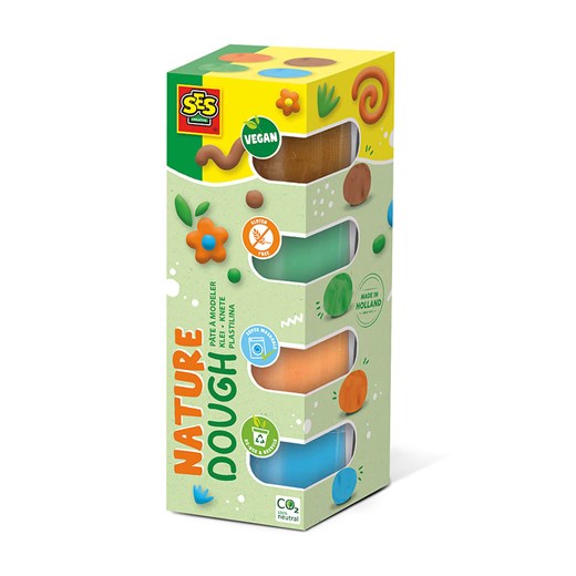 SES Plastelina (4 szt.) &quot;Feel good - Nature&quot; - 4 x 90 g - 12 m+ ze sklepu Limango Polska w kategorii Zabawki - zdjęcie 173919399
