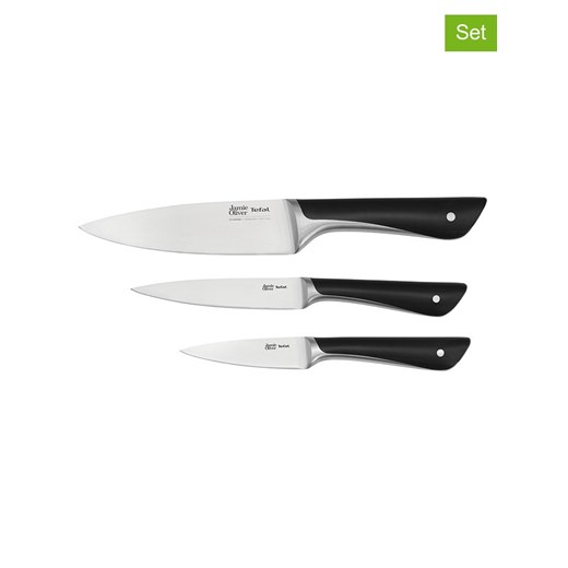 Tefal 3-częściowy zestaw w kolorze srebrno-czarnym ze sklepu Limango Polska w kategorii Noże kuchenne - zdjęcie 173919889