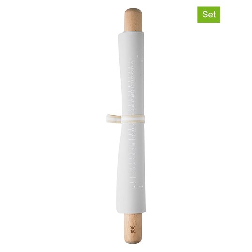 RIG-TIG 2-częściowy zestaw &quot;Bake it&quot; w kolorze beżowo-szarym - dł. 49,5 cm ze sklepu Limango Polska w kategorii Akcesoria do pieczenia - zdjęcie 173919998