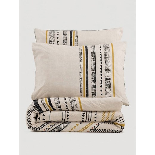 Elizabed Komplet pościeli renforcé w kolorze kremowo-czarnym Elizabed 135x200 cm Limango Polska wyprzedaż