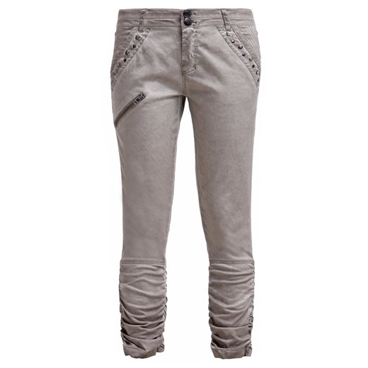 Cream TESSA Spodnie materiałowe morning grey zalando  abstrakcyjne wzory