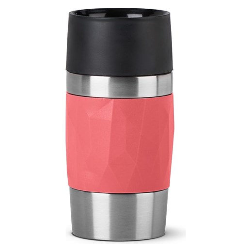 Emsa Kubek termiczny &quot;Travel Mug Compact&quot; w kolorze czerwonym - 300 ml ze sklepu Limango Polska w kategorii Kubki termiczne - zdjęcie 173920626