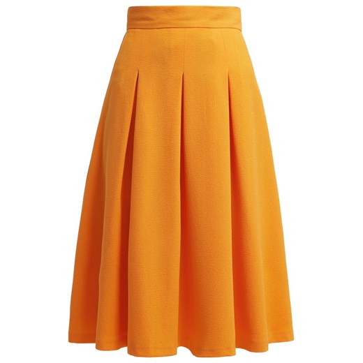 Miss Selfridge Spódnica plisowana orange zalando  abstrakcyjne wzory